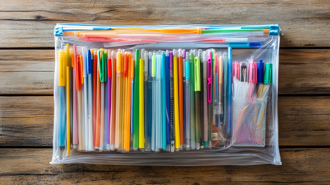 Envelope plástico com zíper: praticidade e organização