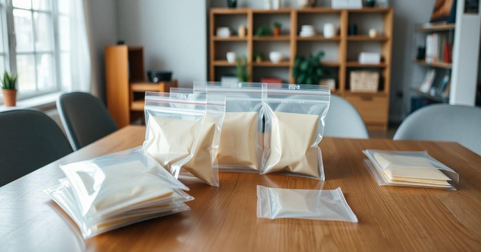 Saco com aba adesiva transparente: Praticidade e Versatilidade