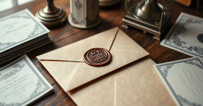 Envelope com Lacre Personalizado: 5 Ideias Criativas