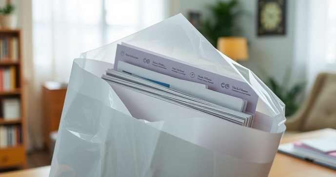 Envelope Plástico Transparente Auto Adesivo é a Solução Prática para Organizar e Proteger Seus Documentos