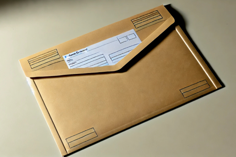 Envelope Vai e Vem de Papel